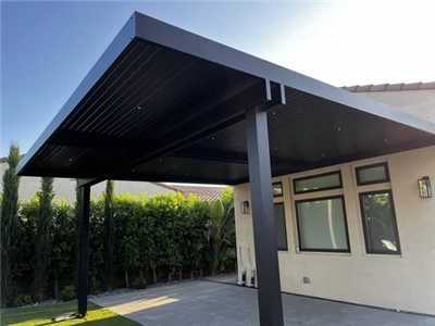 Tkopri tal-patio tal-aluminju estruż